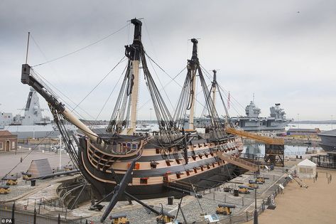 Victory Project, Portsmouth Harbour, Fire Suppression System, Old Sailing Ships, Hms Victory, 100th Anniversary, Tall Ships, Black Sea, Model Ships