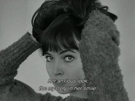 Quotes Black And White, New Wave Cinema, So Alone, Night In Paris, French New Wave, French Movies, Out Magazine, Anna Karina, Jean Luc Godard