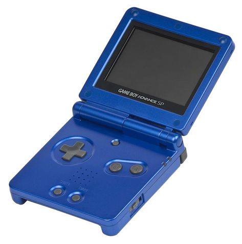 Nintendo Game Boy Advance SP - Cobalt (Renewed) Nintendo Handheld, Nintendo Gameboy Advance Sp, Gameboy Advance Sp, Blue Game, Gameboy Advance, Color Games, Nintendo Game, Game System, Game Boy
