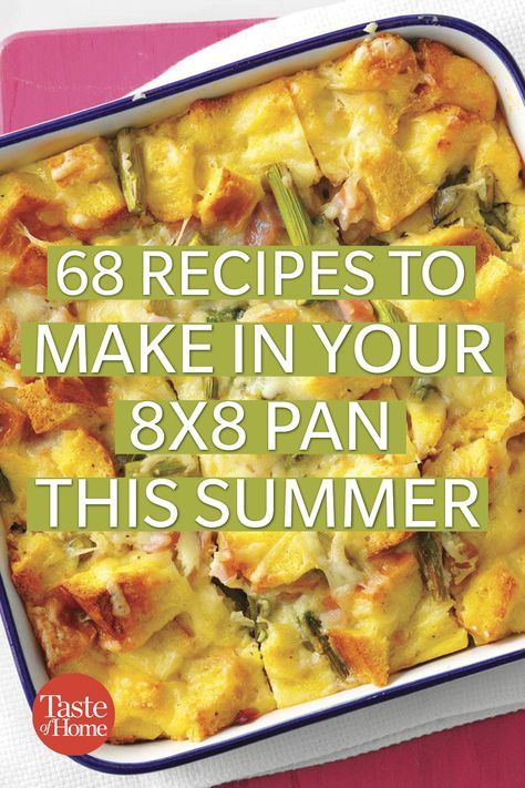 Desserts For 8x8 Pan, Easy Baking Dish Recipes, Essen, Recipes For 8x8 Pan, 8x8 Pan Dinner Recipes, Dessert Recipes For 8x8 Pan, 9 X 9 Pan Recipes, Casseroles For 8x8 Pan, Easy Casserole Recipes For Dinner For 2