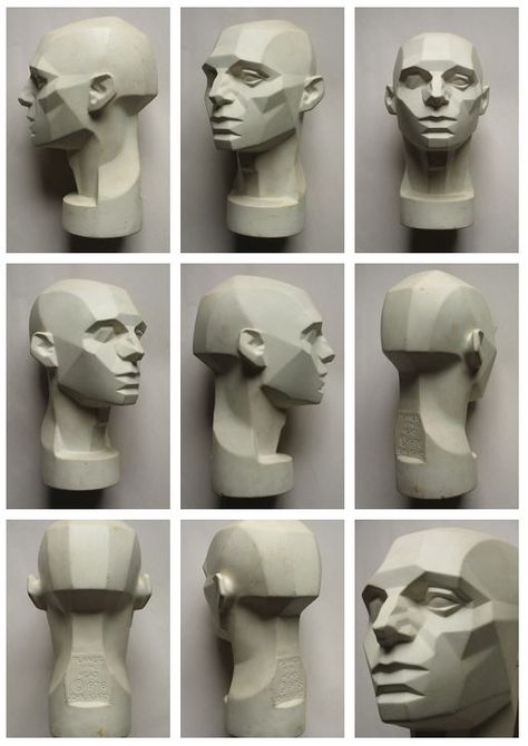 hey I am new polycount and an enthusiast trying to learn character design and i recently picked up zbrush (less then a month ago) and would appreciate any kind… Planes Of The Face, Head Anatomy, Face Anatomy, Anatomy Sculpture, Sculpture Head, 얼굴 드로잉, Drawing Heads, Siluete Umane, 얼굴 그리기