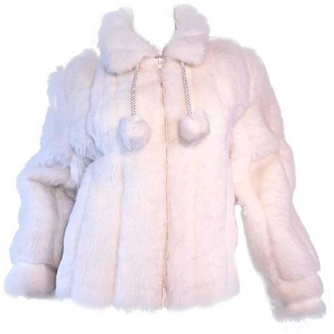 Preowned Vintage Oleg Cassini Winter White Faux Fur ' Pom Pom ' Jacket... (197.460 HUF) ❤ liked on Polyvore featuring outerwear, coats, white, faux fur collar coat, ivory coat, collar coat, white winter coat and vintage faux fur coat Pom Pom Jackets, White Faux Fur Coat, White Winter Coat, Vintage Faux Fur Coat, Faux Fur Collar Coat, Cute Coats, Coat White, Oleg Cassini, White Faux Fur