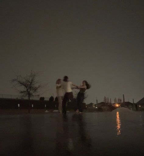 Rain Aesthetic With Friends, Person In The Rain Aesthetic, Dancing In The Rain Friends, Friends Out Aesthetic, Dancing In The Rain With Friends, Pictures To Take In The Rain, Jumping In Puddles Aesthetic, Aesthetic Dancing Pictures, Running Rain Aesthetic