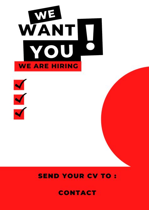 We want you! Editable poster for advertising Hiring Advertisement, Vintage Flyer, Restaurant Images, Hiring Poster, Recruitment Poster, We Are Hiring, Call Center, Black Glitter, Invitation Card