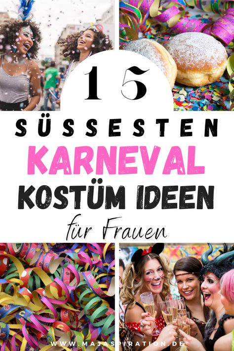 Du bist noch auf der Suche nach dem perfekten Kostüm für den Karneval oder Fasching? Dann findest du hier 15 süße und vor allem einfache Ideen und Inspirationen für dein diesjähriges Karneval Kostüm, das alle Blicke auf sich ziehen wird! Festival Outfit, Budgeting, Festival