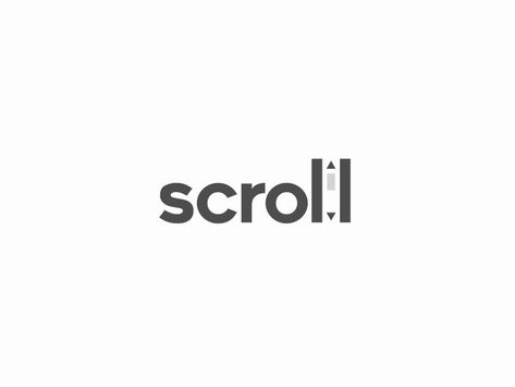 scroll wordmark logotype Logos, Motion Design, Logos Typography, Scroll Design, Logo Concept, Ui Ux, Creative Professional, Mobile App, Work Hard