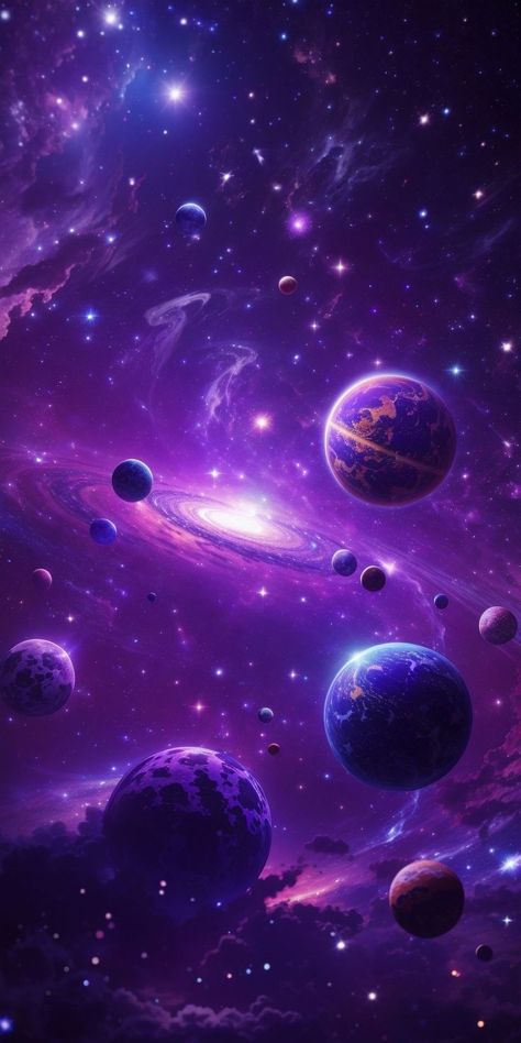 Purple Galaxy Wallpaper, Whatsapp Wallpapers Hd, Cool Galaxy Wallpapers, Galaxies Wallpaper, Space Artwork, New Retro Wave, Cosmic Art, Cute Galaxy Wallpaper, Beautiful Art Pictures