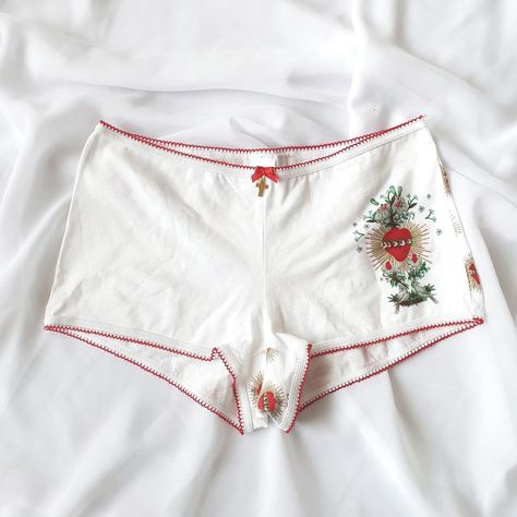 vive maria boxers iconic 90s boxers by vive maria... - Depop Boxer Outfits Female, Vive Maria Clothing, Boxers Under Jeans Outfit Women, Boxers Under Jeans, Boxer Outfit Female, Women Boxers Outfit, Boxer Outfits, Boxers Outfit Female, Boxers Outfit