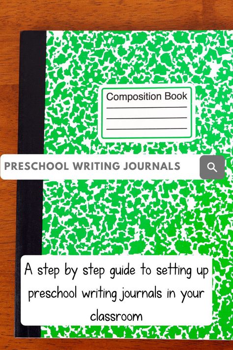 Preschool Journal Prompts, Kindergarten Writing Journals, Writing Journal Prompts, Pre-k Writing, Pre K Classroom, Preschool Journals, Prompts Ideas, Writing Journals, Writing Station