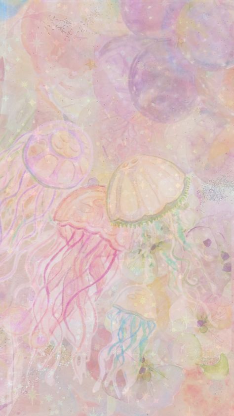 Jellyfish, Wallpapers, Pastel, Aesthetic Shuffles, Aesthetic Wallpapers, Connect With People, Creative Energy, Your Aesthetic, Energy