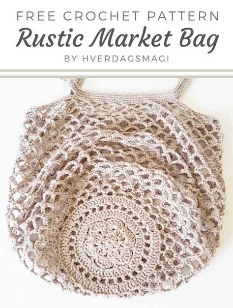 Free Crochet Pattern Rustic Market Bag • Free Crochet Patterns Rustic Market Bag Crochet Pattern, Amigurumi Patterns, Rustic Market Bag Crochet, Free Crochet Patterns Market Bag, Crochet Market Bags Free Patterns Easy, Free Market Bag Crochet Pattern, Crochet Beach Bag Pattern Free, Knitted Market Bag Free Pattern, Weight 4 Yarn Crochet Patterns