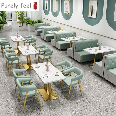 PurelyFeel Restaurant Sets Furniture Dining Table with Chairs Coffee Shop Furniture Cafe Tables and Chairs Fast Delivery https://m.alibaba.com/product/1600506486301/PurelyFeel-Restaurant-Sets-Furniture-Dining-Table.html?__sceneInfo={"cacheTime":"1800000","type":"appDetailShare"} Tables And Chairs For Restaurant, Chairs And Tables For Restaurant, Restaurant Table Chair Design, Cafe And Restaurant Design Interiors, Table Chair Design For Cafe, Restaurant Seating Design Layout, Hotel Dining Table, Restaurant Chair Design Ideas, Restaurant Table And Chair Design