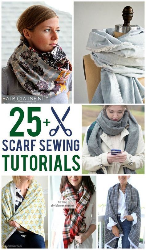 More than 25 Free Scarf Sewing Patterns and Tutorials Diy Blanket Scarf, Scarf Sewing, Sewing Scarves, Scarf Sewing Pattern, Diy Sy, Polka Dot Chair, Free Scarf, Kleidung Diy, Beginner Sewing Projects Easy