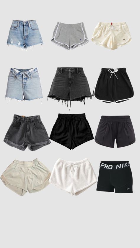 #preppy #vsco #outfitinspo #shorts Where To Get Jean Shorts From, Where To Buy Jean Shorts, What To Wear With Denim Shorts, Girly Summer Outfits Shorts, What To Wear With White Shorts, Where To Buy Shorts, School Shorts Outfit, Different Types Of Shorts, How To Style Shorts