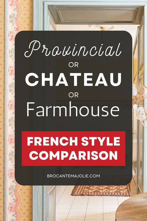 Gain insights into French interior styles with our comprehensive guide on The Differences Between French Provincial, French Farmhouse, and French Chateau. Explore the nuances that make each style special and learn how they impact the overall aesthetics of your home. Whether it's the kitchen, living room, or bedroom, discover the charm of French interior design. French Provincial Artwork, French Provincial Farmhouse Style, French Provincial Kitchens, French Chateau Kitchens, French Provincial Style Homes, Modern French Country Interior Design, French Provincial Bathroom Ideas, French Country Barndominium, French Provincial Bedroom Ideas