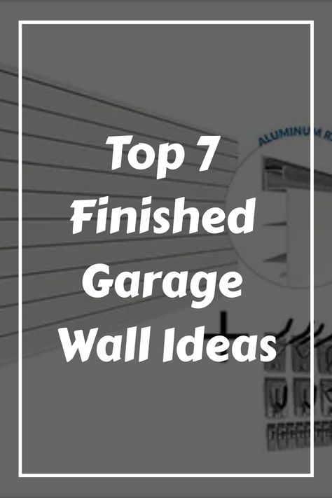 Transform your garage into a versatile space by giving its walls a makeover. Beyond parking cars and storing seasonal items, a finished garage can serve various purposes and meet different needs. Discover the many possibilities that await when you upgrade the walls of your garage. Garage Slate Wall Ideas, Finish Garage Ideas, Garage Feature Wall, Ideas For Garage Walls, Diamond Plate Garage Wall, Diy Garage Wall Covering, Garage Makeover Before And After, Black Walls Garage, How To Finish A Garage