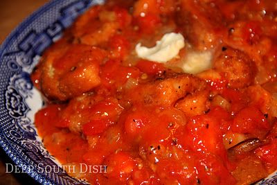 Old Fashioned Breaded Tomoatoes Fish And Mashed Potatoes, Breaded Tomatoes Recipe, Breaded Tomatoes, Scalloped Tomatoes, Tomato Dishes, Entertaining Food, Deep South Dish, Stewed Tomatoes, Deep South