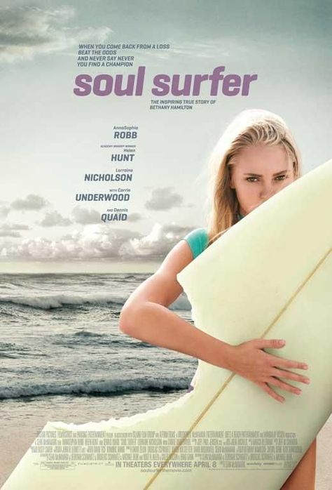 Annasophia Robb, Bethany Hamilton, Helen Hunt, Soul Surfer, Cool Gifts For Teens, Summer Movie, Film Score, Surfer Girl, Losing Her