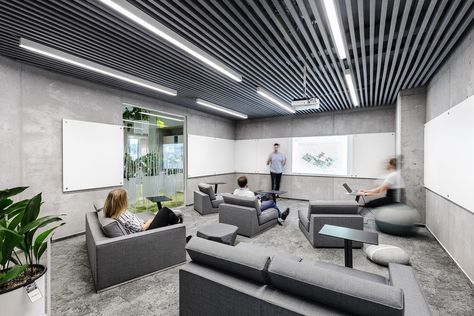 Office Interior Design, Office Collaboration Area, Brainstorming Room, Green Office, Modular Lounges, Office Space Design, Office Snapshots, Workplace Design, Meeting Room