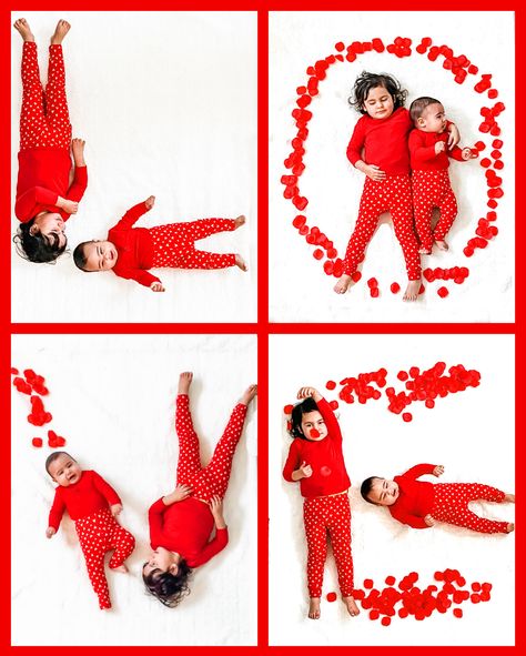 Valantine Day Baby Photo Shoot, Diy Valentine’s Day Photo Shoot Toddler, Twin Valentines Day Pictures, Valentine’s Day Sibling Photo Shoot, Valentine's Day Sibling Photos, Valentine’s Day Photoshoot Siblings, Sisters Valentines Photoshoot, Valentines Photoshoot Kids Siblings, Brother Valentine Photoshoot