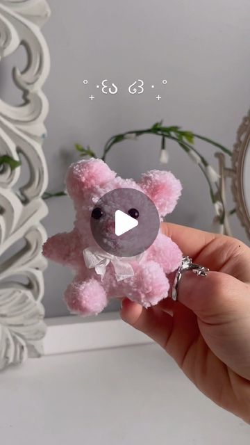 Yasmin 🧸 on Instagram‎: "DIY Pom Pom build a bear 🥹🤍 ૮ • ﻌ - ა
Ib: Pom Pom ideas from Pinterest"‎ Diy Small Teddy Bear, Pom Pom Teddy Bear Diy, How To Make Pom Pom Animals, Cute Build A Bears, Pom Pom Ideas, Teddy Bear Ideas, Pom Pom Bear, Teddy Bear Crafts, Diy Teddy Bear