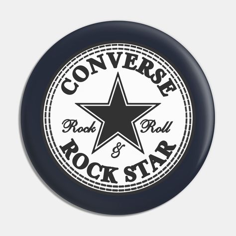 B&w Stickers, Stickers Converse, Converse Stickers, Rock Star Wallpaper, Converse Sticker, Star Black And White, Phonecase Ideas, Stickers Rock, Custom Hard Hats