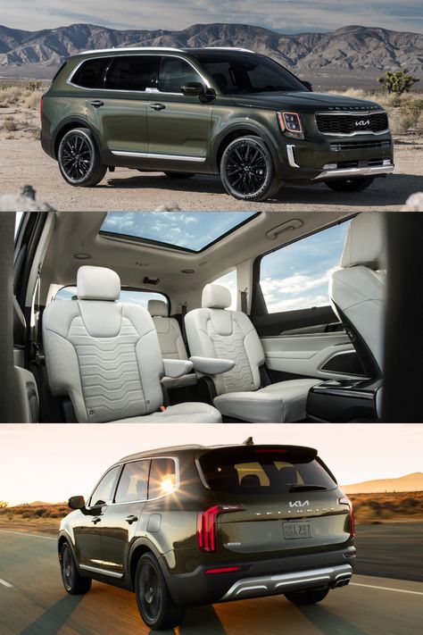 #auto #kia #suv #telluride Kia Telluride Interior, Family Cars Suv, Family Vehicles, Newburgh New York, New Car Photo, Future Concept Cars, Kia Telluride, Newburgh Ny, Kia Carens