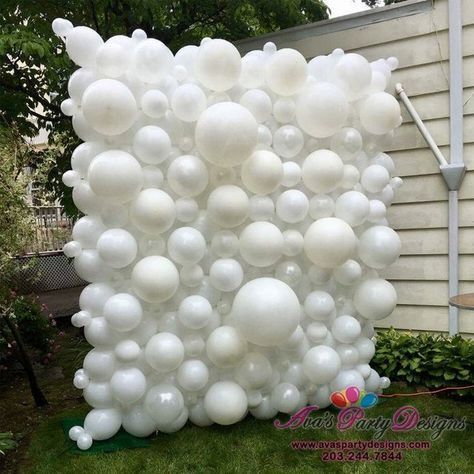 Balloon Designs, Diy Photo Backdrop, Do It Yourself Wedding, Easy Backdrops, Diy Balloon Decorations, Balloon Arrangements, Large Balloons, Birthday Balloon Decorations, Custom Balloons