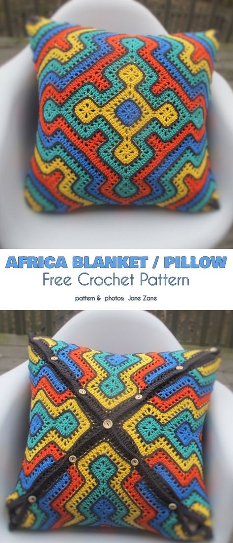 Geometric Crochet Pattern, Crochet Geometric Pattern, Crochet Geometric, Geometric Crochet, Bag Reference, Geometric Blanket, Crochet Pillow Patterns Free, Crochet African Flowers, Blanket Pillow