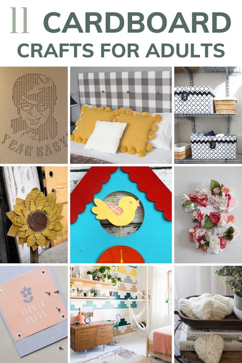 Upcycling, Fun Foam Crafts, Making Things Out Of Cardboard, Crafts With Cardboard Boxes, Cardboard Decoration Ideas, Diy Crafts With Cardboard, Corrugated Cardboard Art, Crafts Using Cardboard, Things To Do With Cardboard