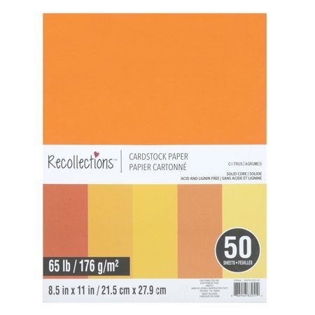 Use this citrus themed cardstock paper pack by Recollections to make cards, gift tags, scrapbook pages and much more. Featuring bright summer yellows, it can be used to create beautiful cut-outs for your paper crafting projects. You can also team it with glitter, embellishments and paints to suit for mixed media and DIY projects. Size: 8.5” x 11”.  Color: Yellow. Make Cards, Scrapbook Art, Summer Yellow, Paper News, Crafting Projects, Paper Craft Projects, Free Paper, Paper Pack, Cardstock Paper