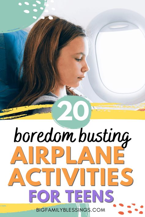 Activities For Plane Rides, Things To Do On A Plane With Friends, Fun Things To Do On An Airplane, Airplane Entertainment For Kids, Airplane Tips For Teens, Airplane Activities For Adults, Airplane Ideas For Kids Air Travel, Airplane Things To Do, What To Do On Airplane