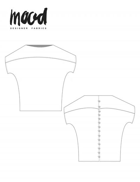 Shell Top Sewing Pattern, Blouse Sewing Pattern Free, Mood Patterns, Sewing Pattern Free, Mood Sewciety, Blouse Sewing Pattern, Mood Designer Fabrics, Colette Patterns, Free Pdf Sewing Patterns