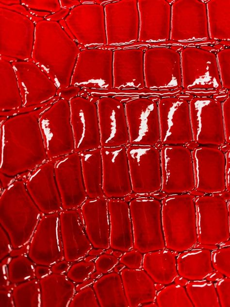 Faux Alligator Print Vinyl Fabric ** This listing is for faux leather fabric material, and is not real Alligator skin** This Faux Alligator Fabric has scales that feel like the real leather but it's made of PVC. This Faux Fabric is embossed, it looks exotic and it has a great texture. We have different sizes to chose from: Half Yard, 1 Yard, 5 Yards, 10 Yards. You can also choose how you want me to send the fabric: rolled or folded. Uses: Upholstery, Cars, Bar Stools, Chair Covers, Frames, Pillo Tela, Alligator Print, Alligator Skin, Vinyl Fabric, Skin Texture, Faux Leather Fabric, Animal Skin, Fabric Texture, Red Aesthetic