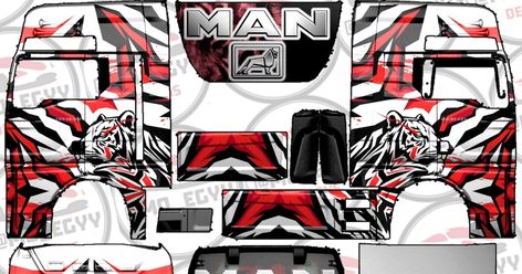 Truck simulator ultimate skins MAN TGX 2010 skin tiger Man Truck Skin, Truckersofeurope3 Skin, Truck Simulator Ultimate Skin Man, Truck Simulator Ultimate Skin, Hd Wallpaper Pattern, Man Truck, Clever Logo Design, Peaky Blinders Characters, Man Tgx