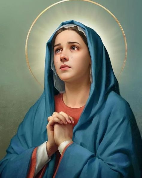 Images Of Blessed Virgin Mary, Mother Mary Artwork, Blessed Virgin Mary Pictures, Mother Mary Images Beautiful Wallpaper, Mother Mary Images Catholic Art, Virgin Mary Images, Mother Mary And Jesus, Virgin Mary Picture, Virgin Mary Painting