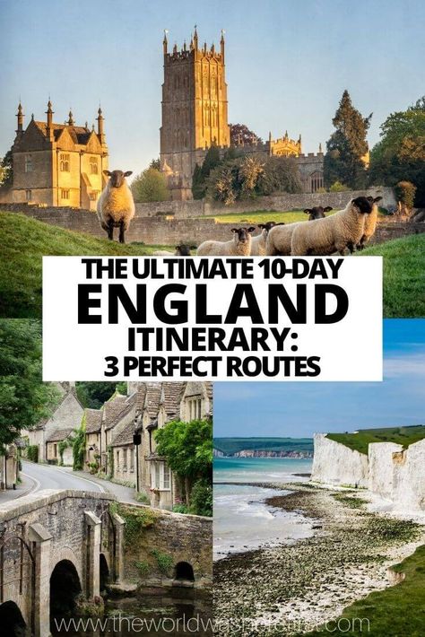 10 Day London Itinerary, England Itinerary One Week, Best Places To Go In England, 1 Week England Itinerary, Top Things To Do In England, Best Things To Do In England, 7 Days In England, 10 Days In The Uk, England Things To Do