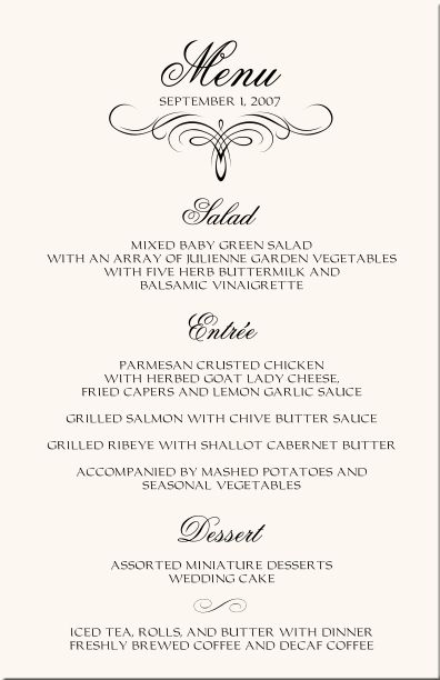 Fancy Dinner Menu Design, Fine Dining Menu, Wedding Menus Design, Menu Design Inspiration, French Party, 21 Diner, 90th Birthday Parties, Elegant Restaurants, Cheese Trays