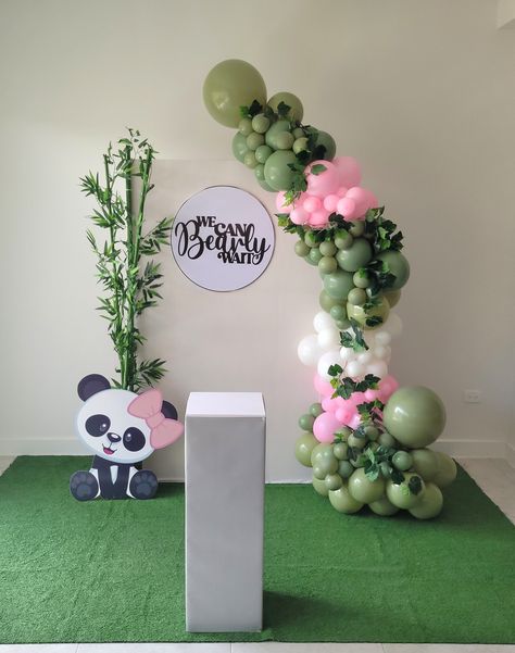 Panda Theme Decoration, Panda Decorations Party Birthday, Panda Theme Baby Shower Ideas, Panda Backdrop, Panda Baby Shower Ideas, Panda Themed Birthday Party, Panda Baby Shower Theme, Panda Birthday Theme, Panda Birthday Invitations