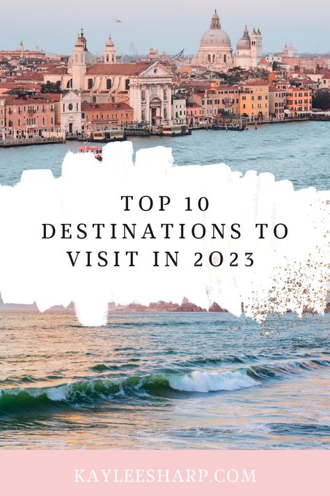 If you are looking to book a trip in 2023, check out this guide of the top 10 most popular destinations to travel to in 2023 and why! Whether you are looking for a beach destination, a city escape, or an adventure packed destination, this guide has something for everyone! Top Travel Destinations 2023, Best Travel Destinations 2023, Best Places To Travel 2023, Inexpensive Travel Destinations, Travel 2023, Travel 2024, Travelling Ideas, 2024 Travel, City Escape