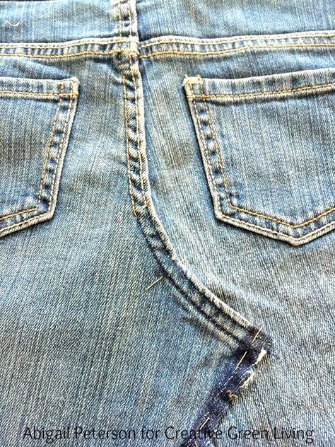 Couture, Upcycling, Denim Makeovers, Upcycle Jeans Skirt, Diy Jean Skirt, Jeans Into Skirt, How To Make A Skirt, Diy Denim Skirt, How To Make Jeans