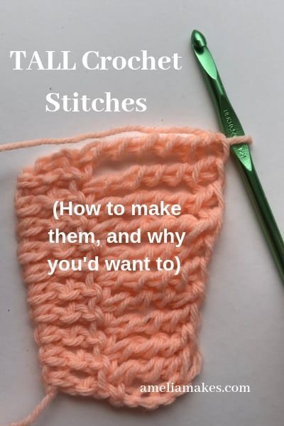 Tall Crochet stitches Pinterest graphic Crochet Stitches, Knitting, Crochet Patterns, Crochet, Tall Crochet Stitches, Crocheting Stitches, Crocheted Patterns, Crochet Stitch, How To Crochet