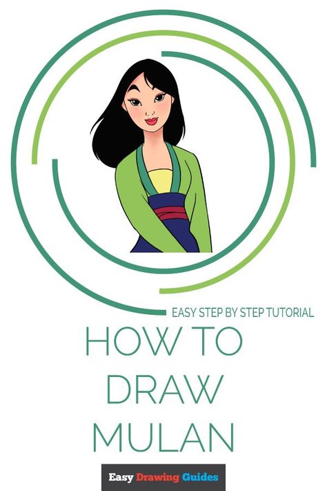 Learn How to Draw Mulan: Easy Step-by-Step Drawing Tutorial for Kids and Beginners. #Mulan #drawingtutorial #easydrawing. See the full tutorial at https://easydrawingguides.com/how-to-draw-mulan/ . Draw Disney, Blending Colored Pencils, Art Sets For Kids, Sailor Princess, Drawing Guides, Easy Drawing Tutorial, Drawing Tutorials For Kids, Draw Shapes, Sharpie Marker