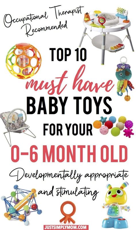 Top 10 Must Have Baby Toys for Your Newborn to 6 month Old - Just Simply Mom Baby Toy Box, Toys For Infants, 5 Month Old Baby, Baby Toy Storage, 4 Month Old Baby, Wood Baby Toys, Best Baby Toys, 3 Month Old Baby, Multi Sensory