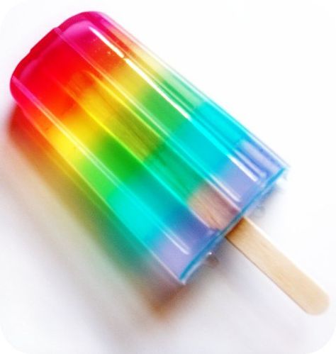 Original Peace, Love, and Soapiness Soapsicle - gussied up by soapylove Unicorn Food, Ice Cream Popsicle, Frozen Cocktail, Rainbow Food, Ice Lolly, Rainbow Bright, Rainbow Aesthetic, Taste The Rainbow, Ice Pops