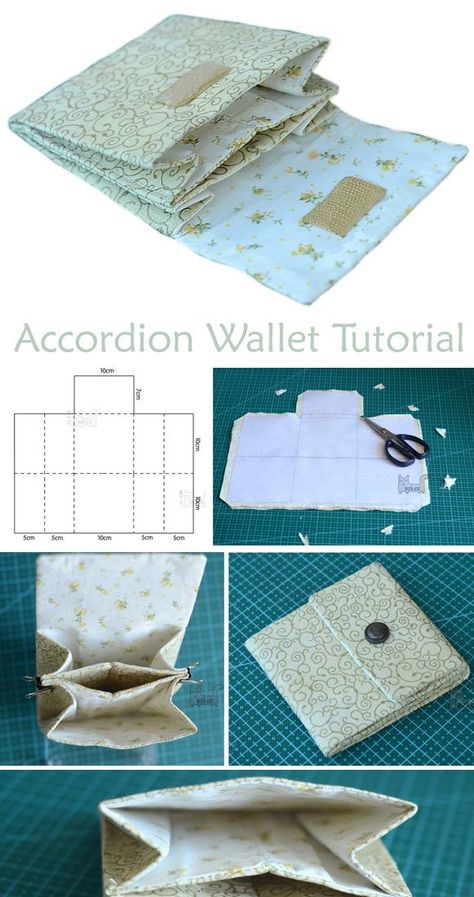 Diy Wallet Pattern, Wallet Pattern Free, Sac Granny Square, Wallet Sewing, Clutch Tutorial, Wallet Sewing Pattern, Sew Wallet, Accordion Wallet, Wallet Tutorial