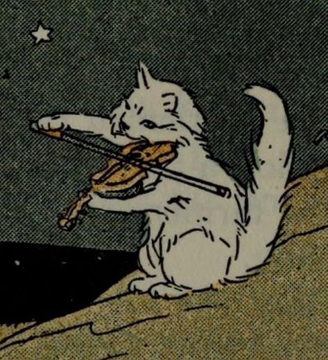 luvly cat drawing holding/playing a violin Tumblr, Guitar, Violin, Cow Jumped Over The Moon, Sea Cliff, Kitten Cartoon, White Kitten, Learn Guitar, Guitar Lessons