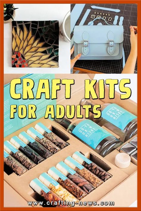 Craft Kits For Adults, Arts And Crafts Kits, Make Candles, Diy Kits For Adults, Christmas Craft Kit, Arts And Crafts For Adults, Summer Camp Crafts, Mosaic Kits, Art Projects For Adults