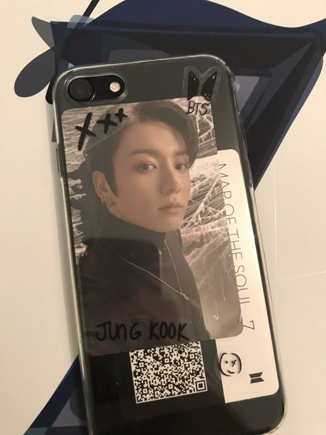 Tumblr, Kpop Iphone Cases, Cellphone Aesthetic, Korean Phone Cases, Homemade Phone Cases, Kpop Phone Cases, Diy Iphone Case, Bts Merch, Aesthetic Phone Case