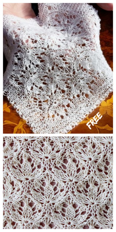 Knit Estonian Starflower Lace Square Free Knitting Pattern Knit Lace Pattern Stitches, Estonian Knitting Patterns, Free Knit Stitch Lace Patterns, Shetland Lace Knitting Free Pattern, Estonian Lace Knitting Patterns Free, Lace Charts Knitting, Knitting Stitches Lace, Knit Lace Scarf Pattern Free, Lace Knit Pattern